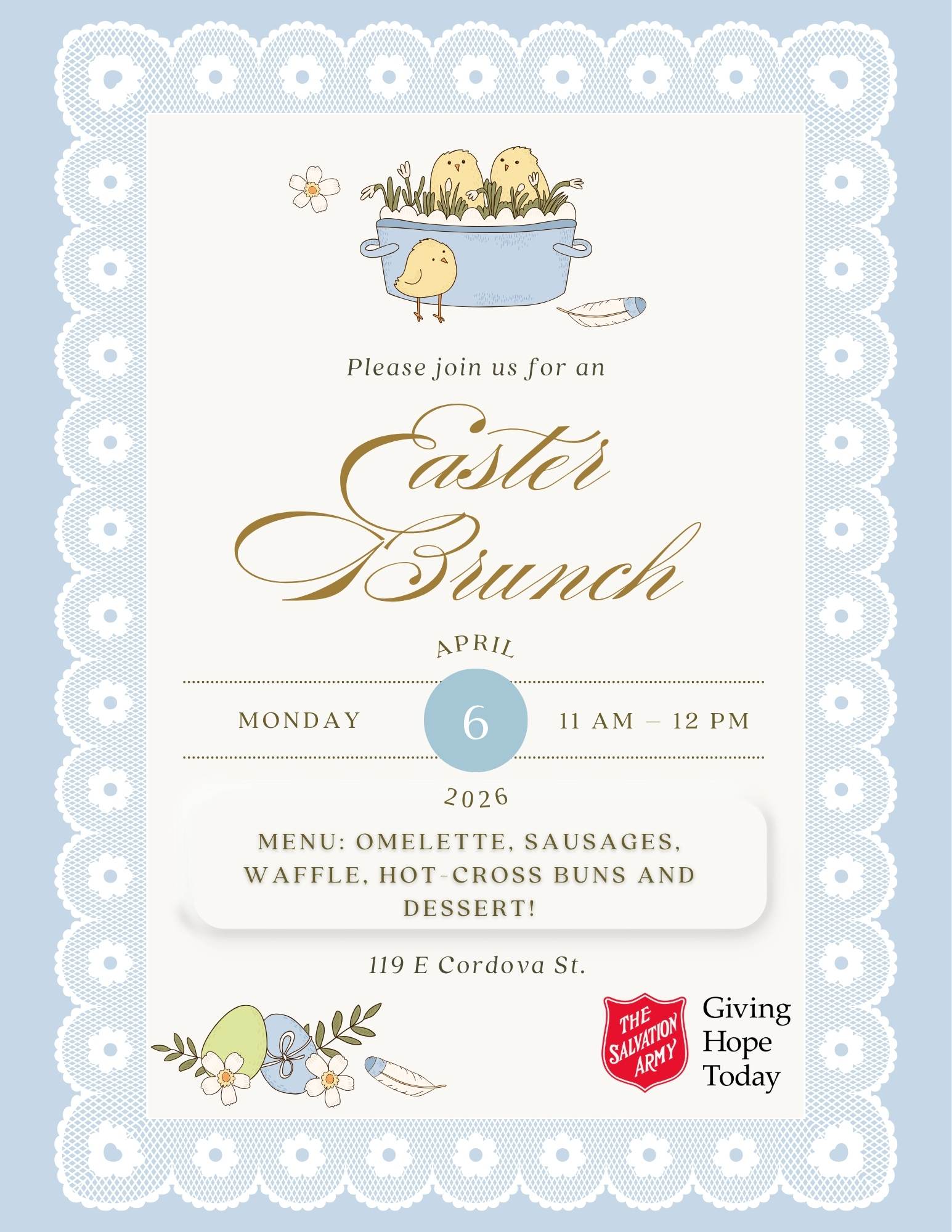 Easter Meal Service 2026